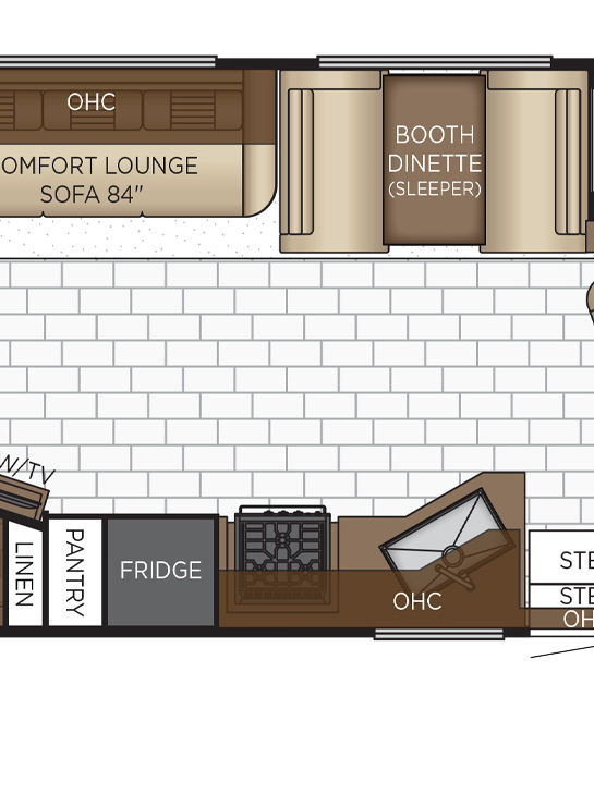 2026 Bay Star 3609Dinette Floor Plan