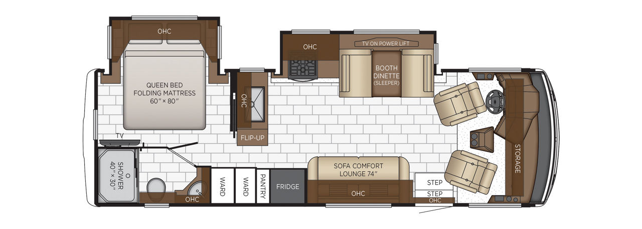 2026 Newmar Bay Star Sport 2813 floor plan