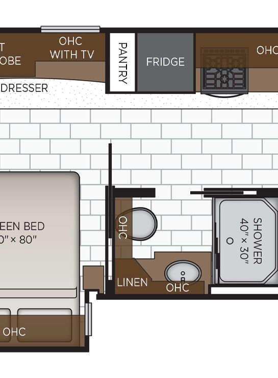 2026 Bay Star Sport 3014 Bathroom Floor Plan