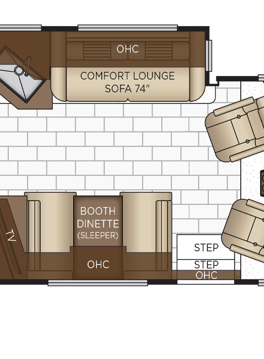 2026 Bay Star Sport 3014 Bathroom Floor Plan