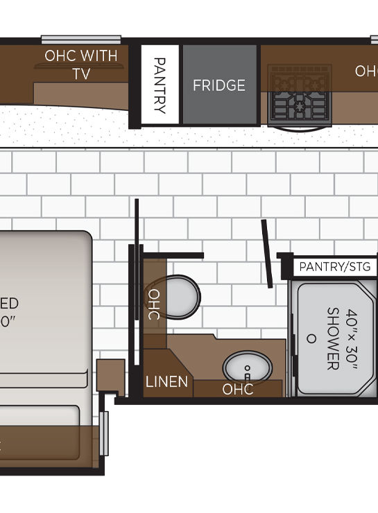 2026 Bay Star Sport 3225 Bathroom Floor Plan
