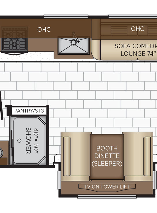 2026 Bay Star Sport 3225 Bathroom Floor Plan