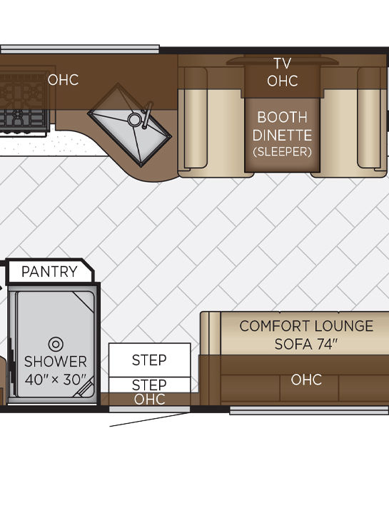 2026 Canyon Star 3947 Bathroom Floor Plan