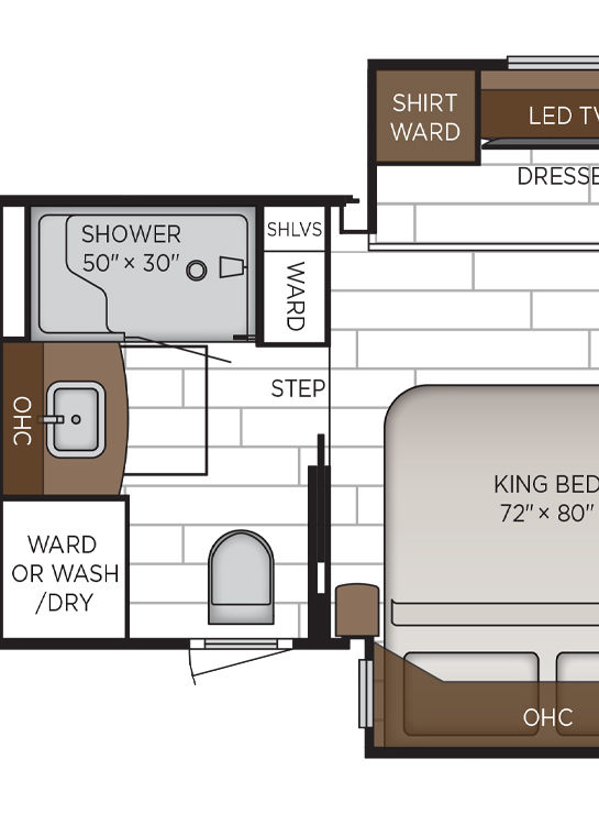2026 Dutch Star 3836 Bathroom Floor Plan