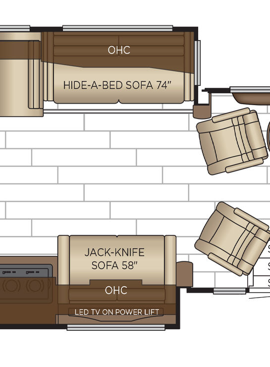 2026 Dutch Star 3836 Cabin Floor Plan