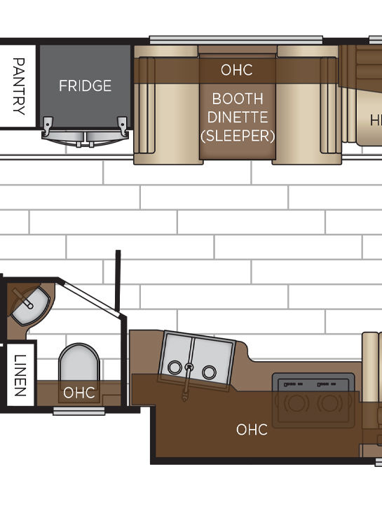 2026 Dutch Star 3836 Dinette Floor Plan
