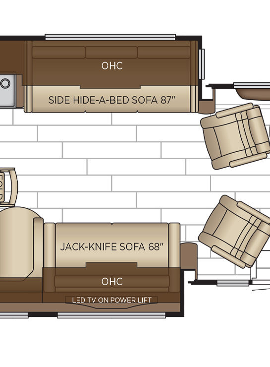 2026 Dutch Star 4071 Cabin Floor Plan