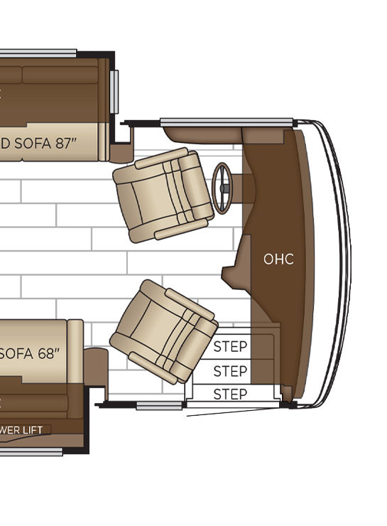 2026 Dutch Star 4071 Cockpit Floor Plan