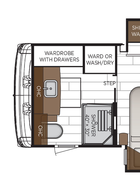 2026 Dutch Star 4071 Storage Floor Plan