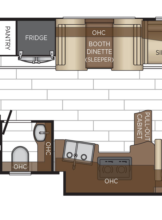 2026 Dutch Star 4081 Dinette Floor Plan