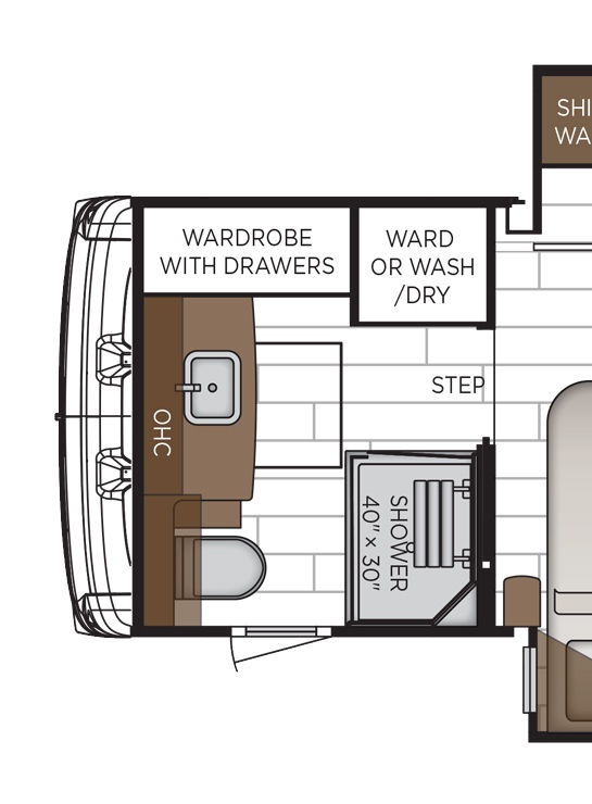 2026 Dutch Star 4081 Storage Floor Plan