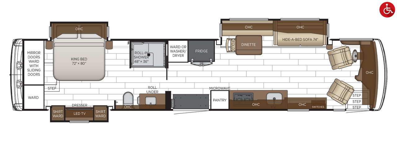 2026 Dutch Star 4311 Floor Plan