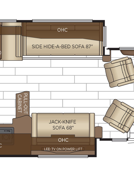2026 Dutch Star 4325 Cabin Floor Plan