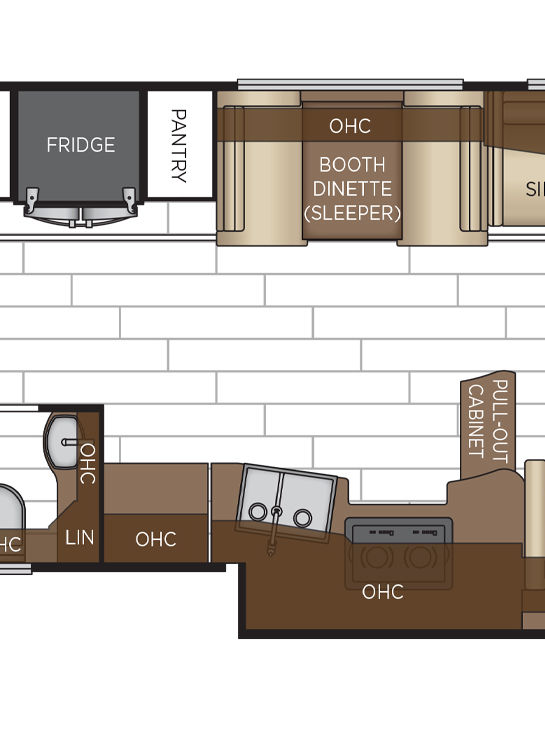 2026 Dutch Star 4325 Dinette Floor Plan