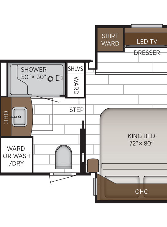 2026 Dutch Star 4340 Bathroom Floor Plan