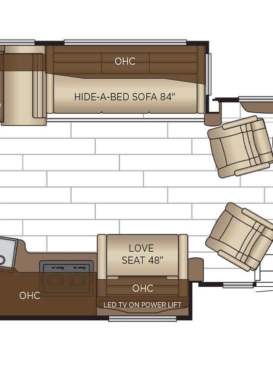 2026 Dutch Star 4340 Cabin Floor Plan