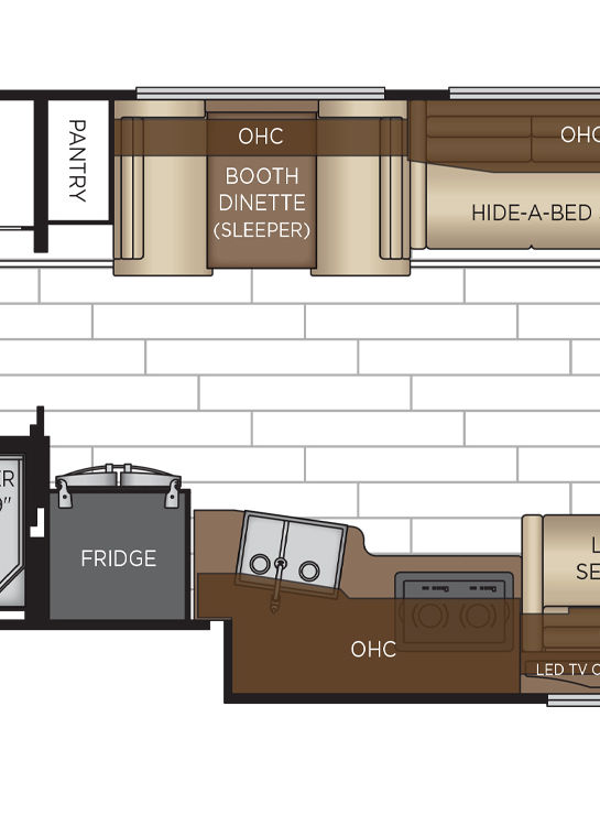 2026 Dutch Star 4340 Dinette Floor Plan