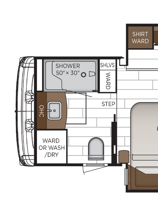 2026 Dutch Star 4340 Storage Floor Plan
