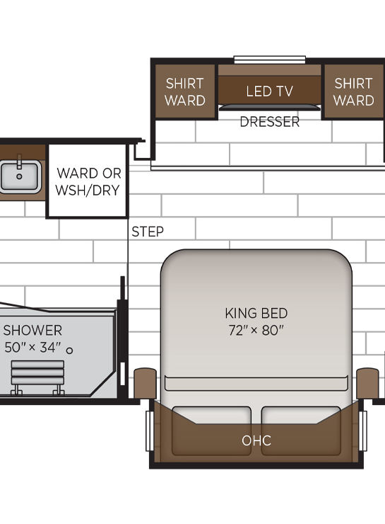 2026 Dutch Star 4369 Bedroom Floor Plan