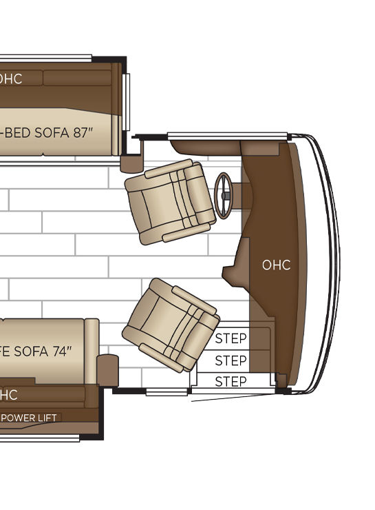 2026 Dutch Star 4369 Cockpit Floor Plan