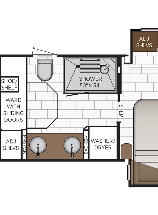 2026 Essex 4521 Bathroom Floor Plan