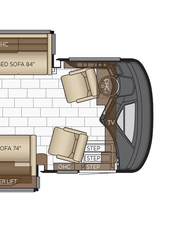 2026 Essex 4521 Cockpit Floor Plan