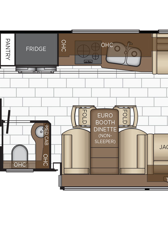 2026 Essex 4521 Dinette Floor Plan