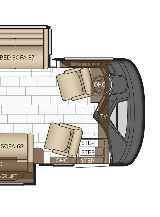 2026 Essex 4551 Cockpit Floor Plan