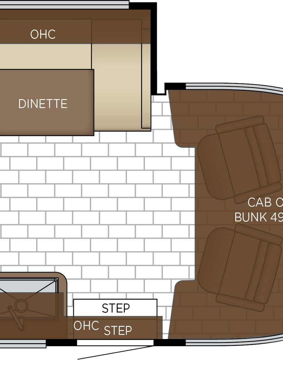 2026 Freedom Aire 2515 Cabin Floor Plan