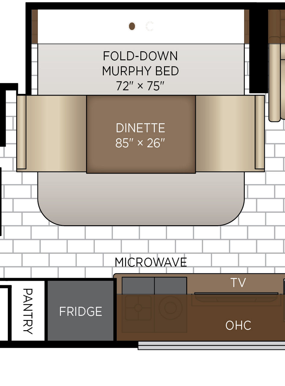2026 Freedom Aire 2515 Dinette Floor Plan