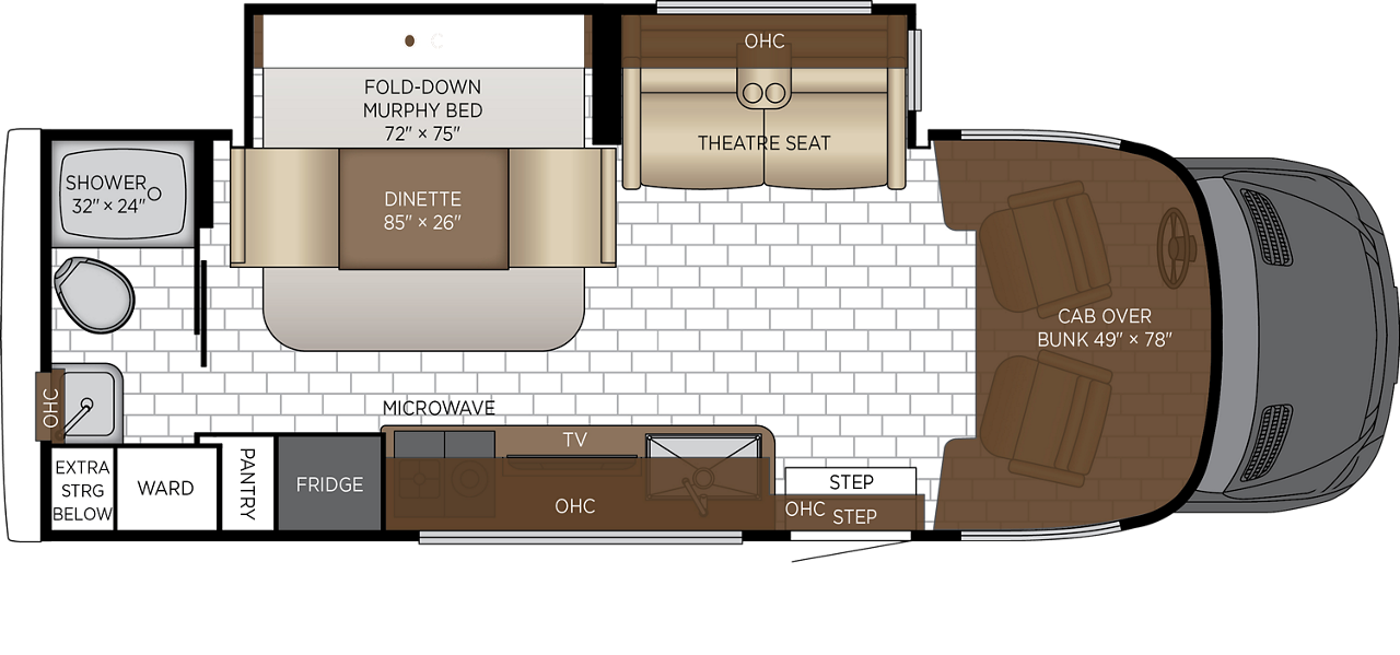 2027 Freedom Aire 2515 Floor Plan Optional