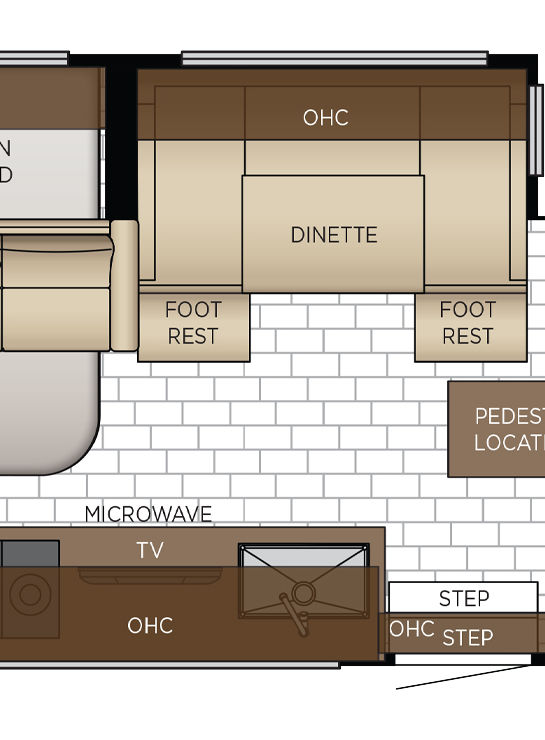 2026 Freedom Aire 2515 Dinette Floor Plan