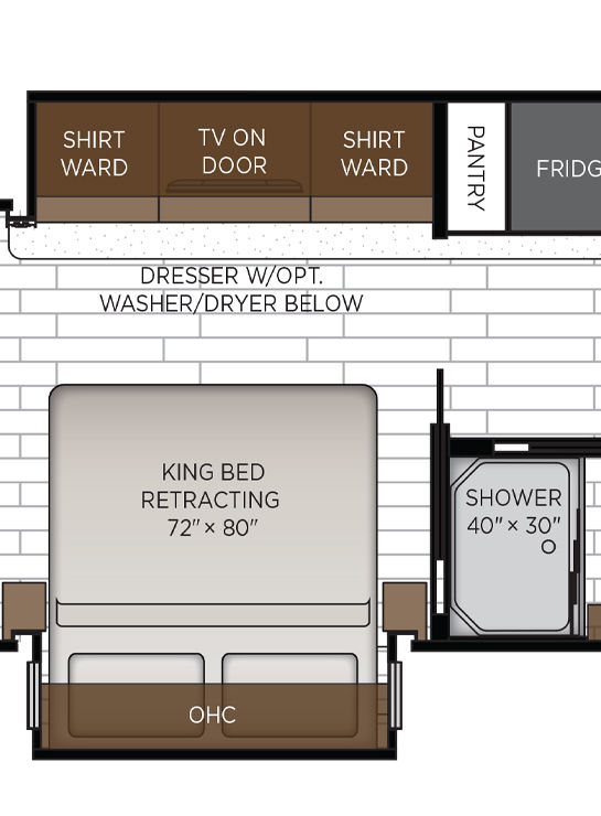 2026 Grand Star 3444 Bedroom Floor Plan