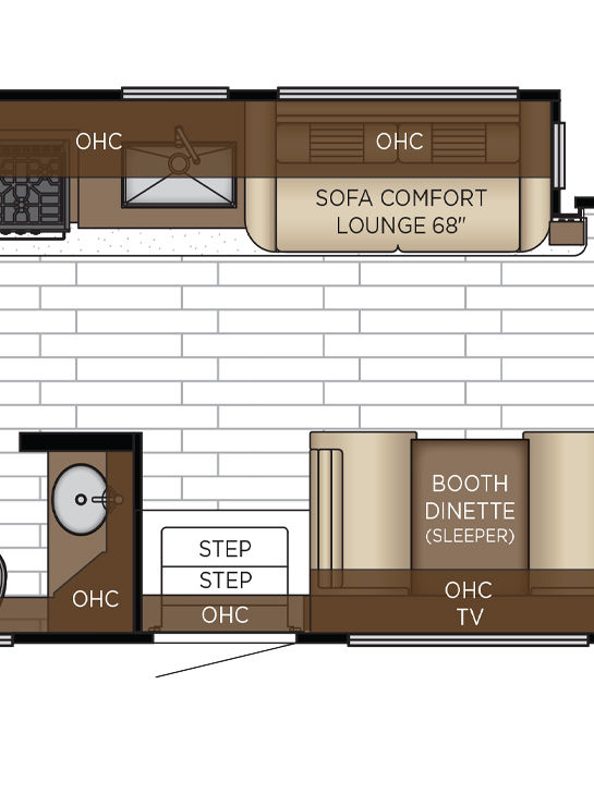 2026 Grand Star 3444 Dinette Floor Plan
