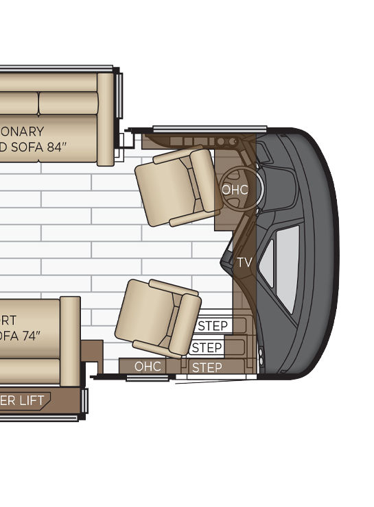 2026 King Aire 4521 Cockpit Floor Plan