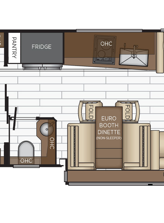 2026 King Aire 4521 Dinette Floor Plan