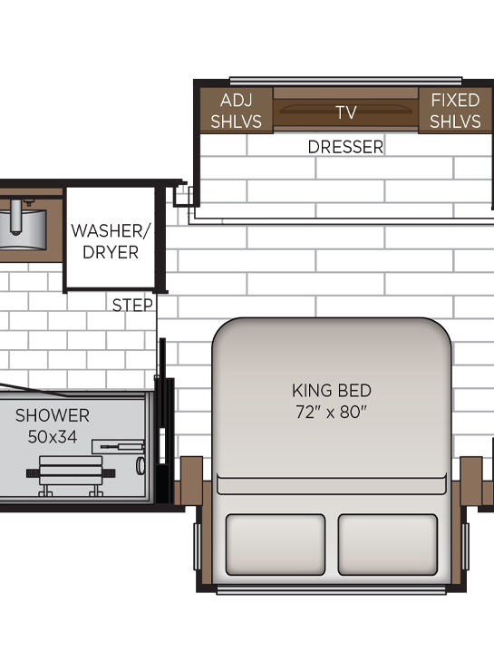 2026 King Aire 4531 Bedroom Floor Plan