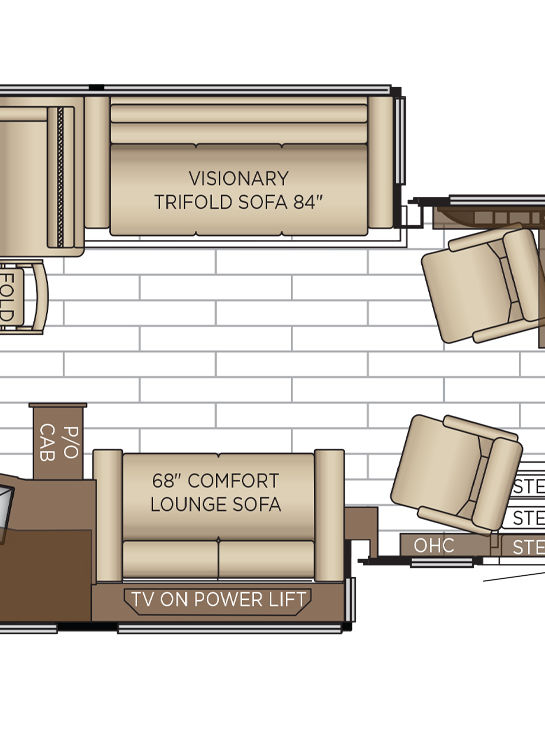 2026 King Aire 4531 Cabin Floor Plan