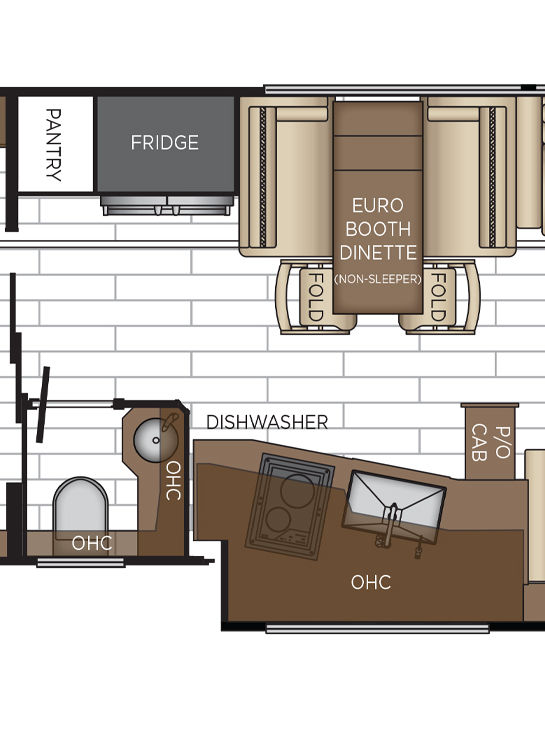 2026 King Aire 4531 Dinette Floor Plan
