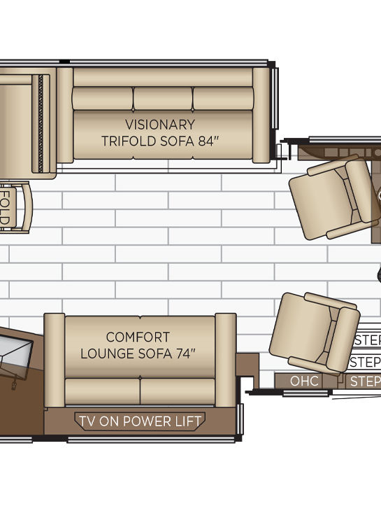 2026 King Aire 4569 Cabin Floor Plan