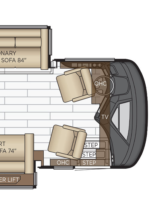 2026 King Aire 4569 Cockpit Floor Plan