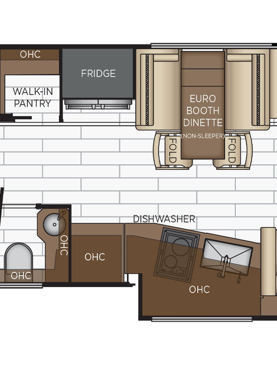 2026 King Aire 4569 Dinette Floor Plan