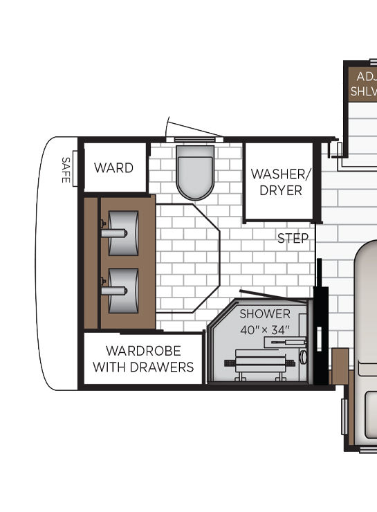 2026 King Aire 4569 Storage Floor Plan