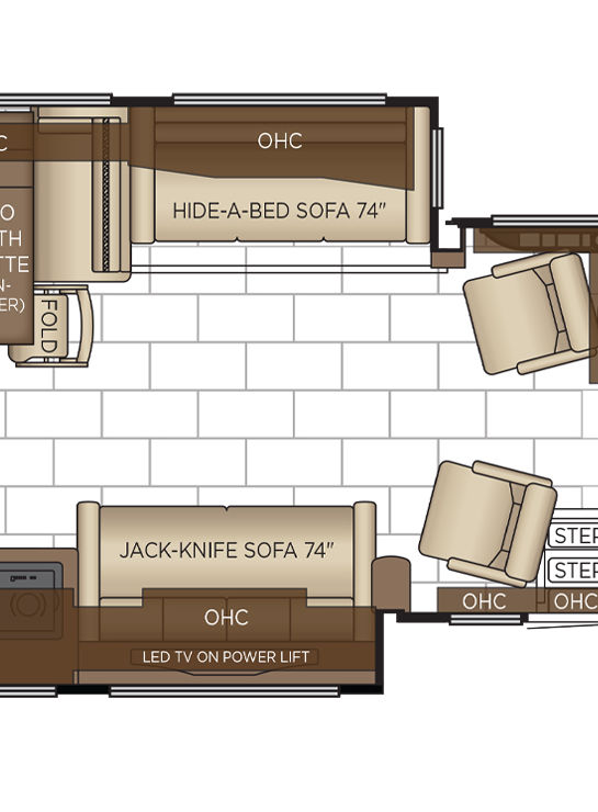 2026 London Aire 4540 Cabin Floor Plan