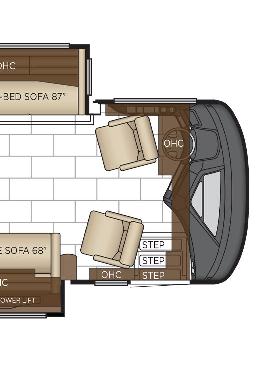 2026 London Aire 4551 Cockpit Floor Plan