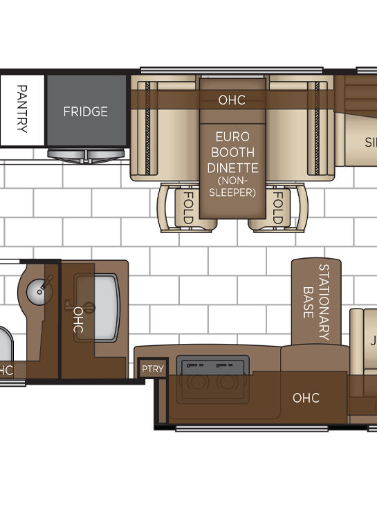 2026 London Aire 4569 Dinette Floor Plan