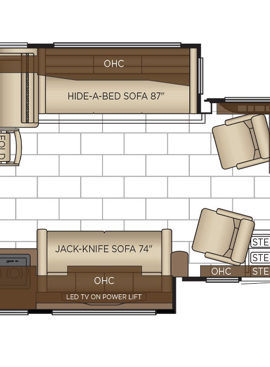 2026 London Aire 4595 Cabin Floor Plan