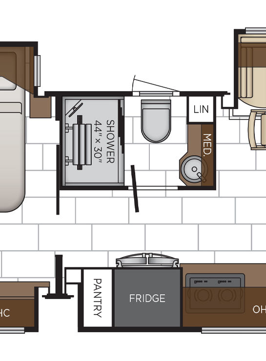 2026 Mountain Aire 3823 Bathroom Floor Plan