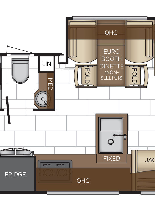 2026 Mountain Aire 3823 Dinette Floor Plan