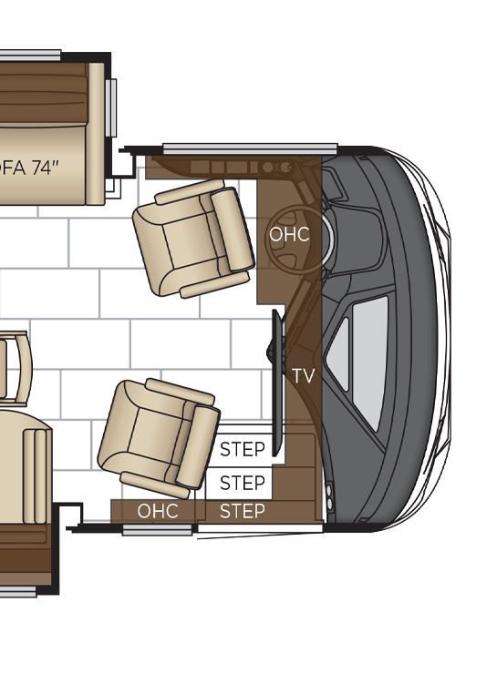 2026 Mountain Aire 3825 Cockpit Floor Plan